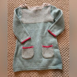Baby boden sweater dress 12-18mo
